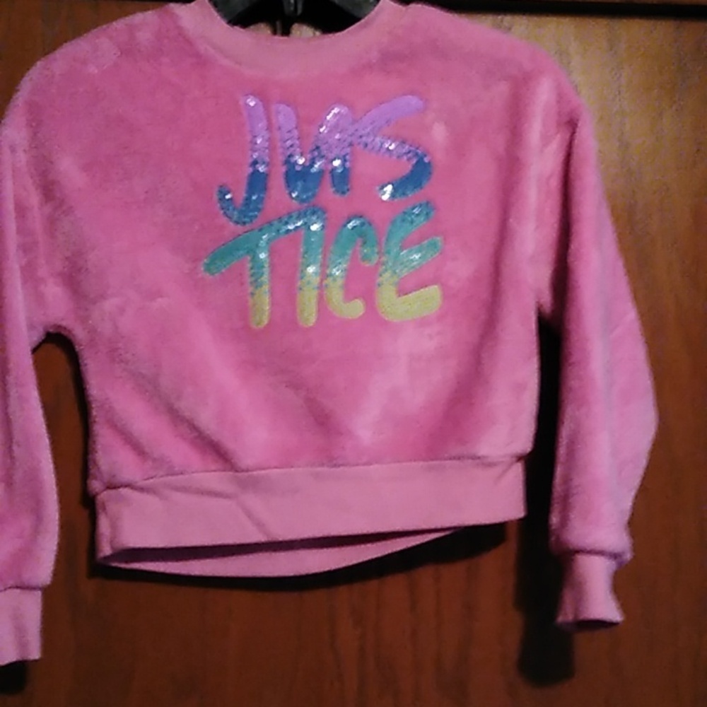 😍 Girls Justice Size XS (5/6) Soft Sweatshirt